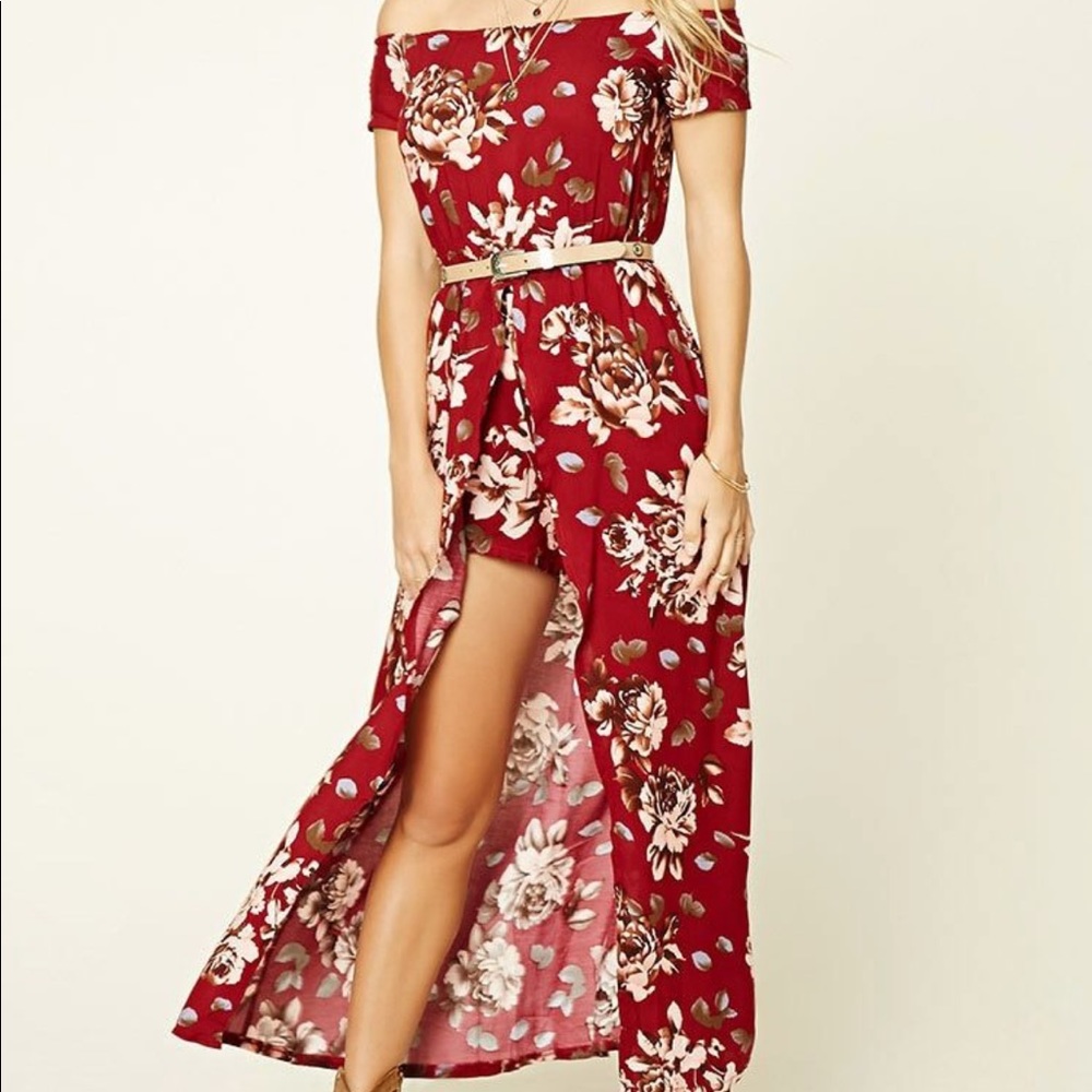 COPY - Off the shoulder romper maxi
